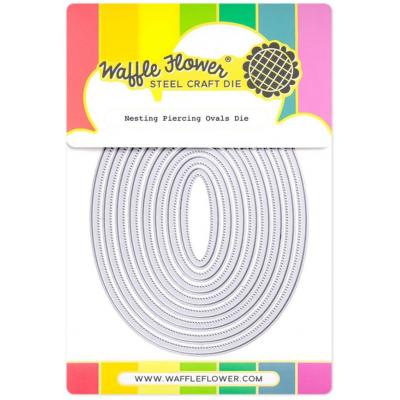 Waffle Flower Die - Nesting Piercing Ovals